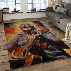 Singer Jimmy Buffett Music Carpet Rectangle Area Rug For Living Room Bedroom Decor JB21