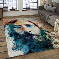 Singer John Lennon Music Carpet Rectangle Area Rug For Living Room Bedroom Decor JL02