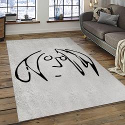 Singer John Lennon Music Carpet Rectangle Area Rug For Living Room Bedroom Decor JL08