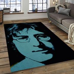 Singer John Lennon Music Carpet Rectangle Area Rug For Living Room Bedroom Decor JL16
