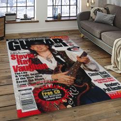 Singer Stevie Ray Vaughan Music Carpet Rectangle Area Rug For Living Room Bedroom Decor SRV38
