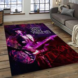 Singer Stevie Ray Vaughan Music Carpet Rectangle Area Rug For Living Room Bedroom Decor SRV44
