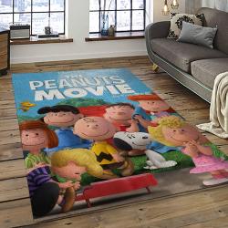 Snoopy Cartoon Movie Carpet Rectangle Area Rug For Living Room Bedroom Decor SNP105