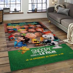 Snoopy Cartoon Movie Carpet Rectangle Area Rug For Living Room Bedroom Decor SNP107