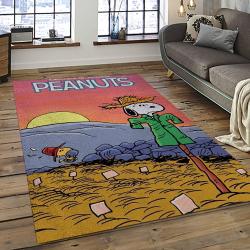 Snoopy Cartoon Movie Carpet Rectangle Area Rug For Living Room Bedroom Decor SNP114