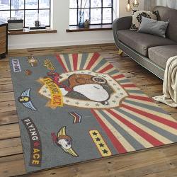 Snoopy Cartoon Movie Carpet Rectangle Area Rug For Living Room Bedroom Decor SNP120