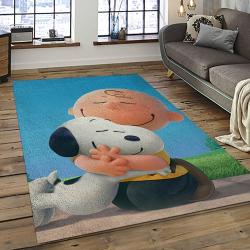 Snoopy Cartoon Movie Carpet Rectangle Area Rug For Living Room Bedroom Decor SNP22