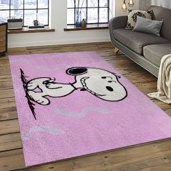 Snoopy Cartoon Movie Carpet Rectangle Area Rug For Living Room Bedroom Decor SNP41