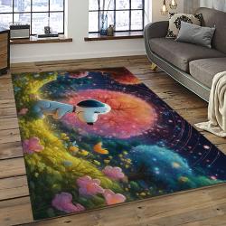 Snoopy Cartoon Movie Carpet Rectangle Area Rug For Living Room Bedroom Decor SNP42