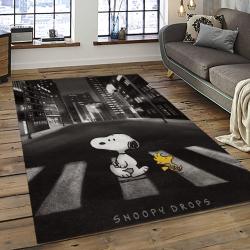 Snoopy Cartoon Movie Carpet Rectangle Area Rug For Living Room Bedroom Decor SNP43