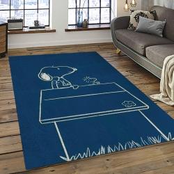 Snoopy Cartoon Movie Carpet Rectangle Area Rug For Living Room Bedroom Decor SNP48