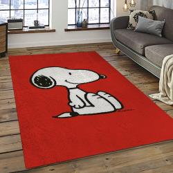 Snoopy Cartoon Movie Carpet Rectangle Area Rug For Living Room Bedroom Decor SNP50