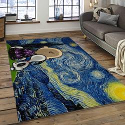 Snoopy Cartoon Movie Carpet Rectangle Area Rug For Living Room Bedroom Decor SNP6