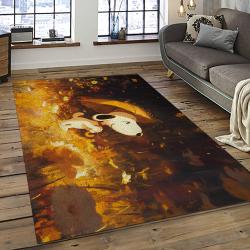Snoopy Cartoon Movie Carpet Rectangle Area Rug For Living Room Bedroom Decor SNP62