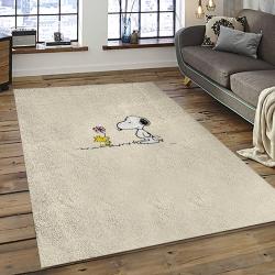 Snoopy Cartoon Movie Carpet Rectangle Area Rug For Living Room Bedroom Decor SNP63