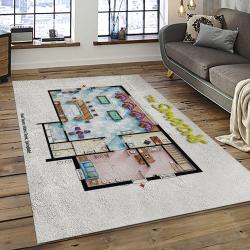 The Simpsons Characters Cartoon Movie Carpet Rectangle Area Rug For Living Room Bedroom Decor TSS13