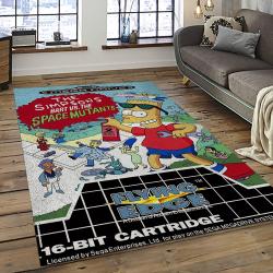The Simpsons Characters Cartoon Movie Carpet Rectangle Area Rug For Living Room Bedroom Decor TSS15