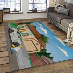 The Simpsons Characters Cartoon Movie Carpet Rectangle Area Rug For Living Room Bedroom Decor TSS17