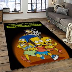 The Simpsons Characters Cartoon Movie Carpet Rectangle Area Rug For Living Room Bedroom Decor TSS22