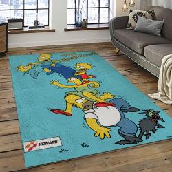 The Simpsons Characters Cartoon Movie Carpet Rectangle Area Rug For Living Room Bedroom Decor TSS23