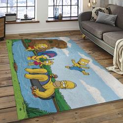 The Simpsons Characters Cartoon Movie Carpet Rectangle Area Rug For Living Room Bedroom Decor TSS26
