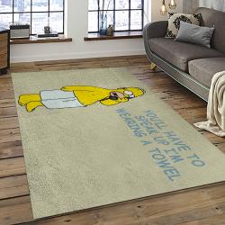 The Simpsons Characters Cartoon Movie Carpet Rectangle Area Rug For Living Room Bedroom Decor TSS27