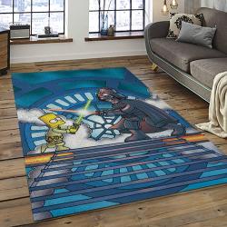 The Simpsons Characters Cartoon Movie Carpet Rectangle Area Rug For Living Room Bedroom Decor TSS30