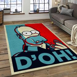 The Simpsons Characters Cartoon Movie Carpet Rectangle Area Rug For Living Room Bedroom Decor TSS36