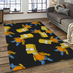 The Simpsons Characters Cartoon Movie Carpet Rectangle Area Rug For Living Room Bedroom Decor TSS44