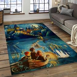 Van Gogh Starry Night Harry Potter Cartoon Movie Carpet Rectangle Area Rug For Room Decor VHP14