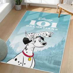 101 Dalmatians Area Rug Non-Slip Cartoon Carpet Home Decor Gift Idea For Fans OD1