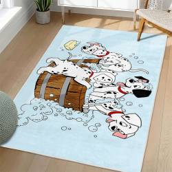 101 Dalmatians Area Rug Non-Slip Cartoon Carpet Home Decor Gift Idea For Fans OD101