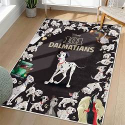 101 Dalmatians Area Rug Non-Slip Cartoon Carpet Home Decor Gift Idea For Fans OD103