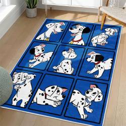 101 Dalmatians Area Rug Non-Slip Cartoon Carpet Home Decor Gift Idea For Fans OD11