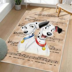 101 Dalmatians Area Rug Non-Slip Cartoon Carpet Home Decor Gift Idea For Fans OD17