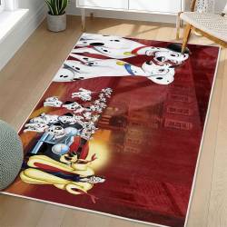 101 Dalmatians Area Rug Non-Slip Cartoon Carpet Home Decor Gift Idea For Fans OD18