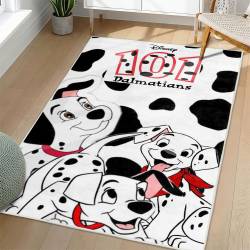 101 Dalmatians Area Rug Non-Slip Cartoon Carpet Home Decor Gift Idea For Fans OD19