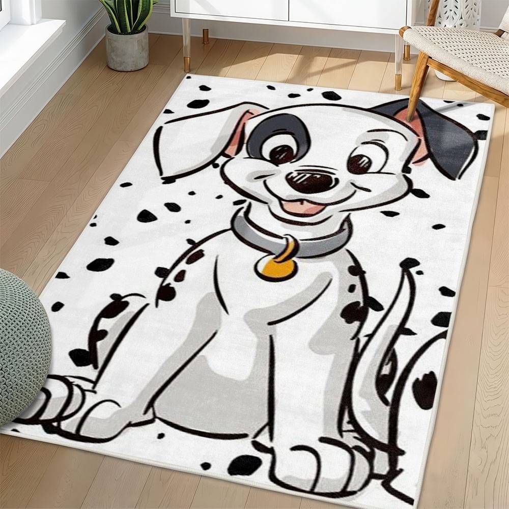 101 Dalmatians Area Rug Non-Slip Cartoon Carpet Home Decor Gift Idea For Fans OD21