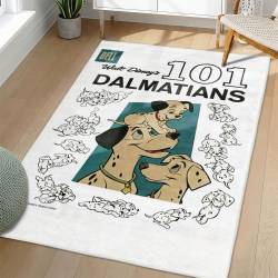 101 Dalmatians Area Rug Non-Slip Cartoon Carpet Home Decor Gift Idea For Fans OD26