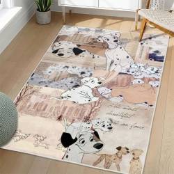 101 Dalmatians Area Rug Non-Slip Cartoon Carpet Home Decor Gift Idea For Fans OD3