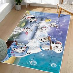 101 Dalmatians Area Rug Non-Slip Cartoon Carpet Home Decor Gift Idea For Fans OD30