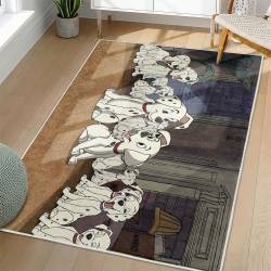 101 Dalmatians Area Rug Non-Slip Cartoon Carpet Home Decor Gift Idea For Fans OD39