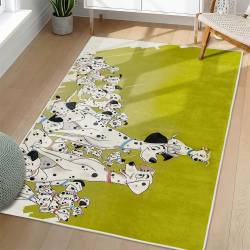 101 Dalmatians Area Rug Non-Slip Cartoon Carpet Home Decor Gift Idea For Fans OD41
