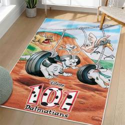 101 Dalmatians Area Rug Non-Slip Cartoon Carpet Home Decor Gift Idea For Fans OD43