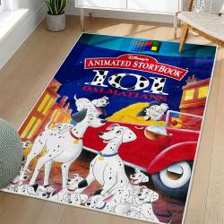 101 Dalmatians Area Rug Non-Slip Cartoon Carpet Home Decor Gift Idea For Fans OD46