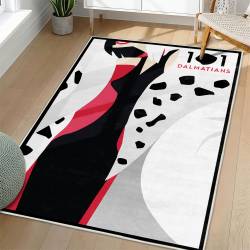 101 Dalmatians Area Rug Non-Slip Cartoon Carpet Home Decor Gift Idea For Fans OD49