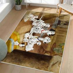 101 Dalmatians Area Rug Non-Slip Cartoon Carpet Home Decor Gift Idea For Fans OD56