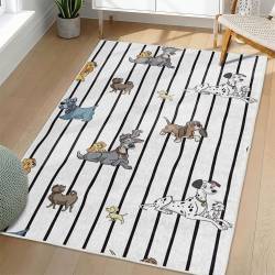 101 Dalmatians Area Rug Non-Slip Cartoon Carpet Home Decor Gift Idea For Fans OD58