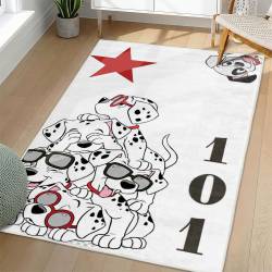 101 Dalmatians Area Rug Non-Slip Cartoon Carpet Home Decor Gift Idea For Fans OD60