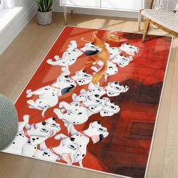 101 Dalmatians Area Rug Non-Slip Cartoon Carpet Home Decor Gift Idea For Fans OD66